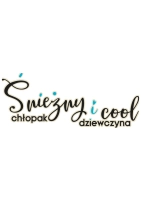 Śnieżny chłopak i cool dziewczyna